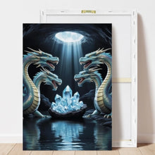 Load image into Gallery viewer, "THE HYDRA" WATER EDITION Available on Blanket/canvas print/cushion cover