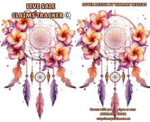 Load image into Gallery viewer, LIVE SALE CLAIMS TRACKER©️A5 NOTEBOOK Spiral Bound 20 pages