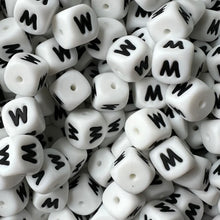 Load image into Gallery viewer, ALPHABET SILICONE BEADS