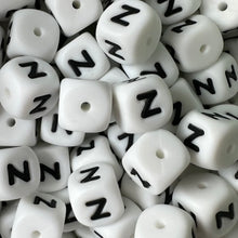 Load image into Gallery viewer, ALPHABET SILICONE BEADS