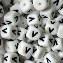 Load image into Gallery viewer, ALPHABET SILICONE BEADS