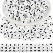 Load image into Gallery viewer, ALPHABET SILICONE BEADS