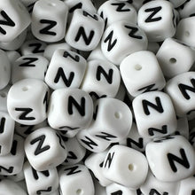 Load image into Gallery viewer, ALPHABET SILICONE BEADS