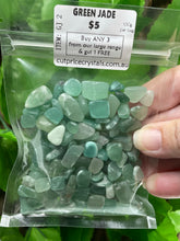 Load image into Gallery viewer, CRYSTAL CHIPS - COMMON RANGE in various natural minerals - 100 gram bag - Buy Any 3 get 1 FREE