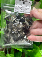 Load image into Gallery viewer, CRYSTAL CHIPS - COMMON RANGE in various natural minerals - 100 gram bag - Buy Any 3 get 1 FREE