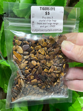 Load image into Gallery viewer, CRYSTAL CHIPS - COMMON RANGE in various natural minerals - 100 gram bag - Buy Any 3 get 1 FREE