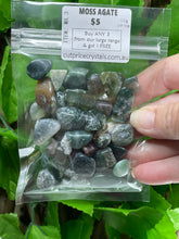 Load image into Gallery viewer, CRYSTAL CHIPS - COMMON RANGE in various natural minerals - 100 gram bag - Buy Any 3 get 1 FREE