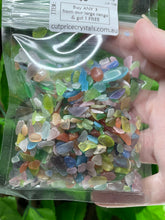 Load image into Gallery viewer, CRYSTAL CHIPS - COMMON RANGE in various natural minerals - 100 gram bag - Buy Any 3 get 1 FREE
