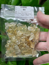 Load image into Gallery viewer, CRYSTAL CHIPS - COMMON RANGE in various natural minerals - 100 gram bag - Buy Any 3 get 1 FREE