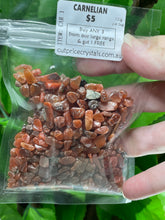 Load image into Gallery viewer, CRYSTAL CHIPS - COMMON RANGE in various natural minerals - 100 gram bag - Buy Any 3 get 1 FREE