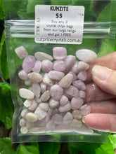Load image into Gallery viewer, CRYSTAL CHIPS - COMMON RANGE in various natural minerals - 100 gram bag - Buy Any 3 get 1 FREE