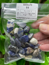 Load image into Gallery viewer, CRYSTAL CHIPS - COMMON RANGE in various natural minerals - 100 gram bag - Buy Any 3 get 1 FREE