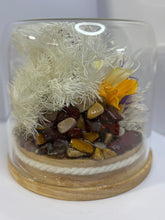 Load image into Gallery viewer, MOOKAITE CRYSTAL - FLORAL TERRARIUM MEDIUM SIZE
