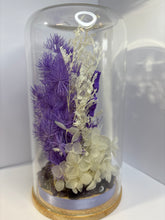 Load image into Gallery viewer, AMETHYST CRYSTAL MOTHERS DAY CRYSTAL FLORAL TERRARIUM LARGE SIZE
