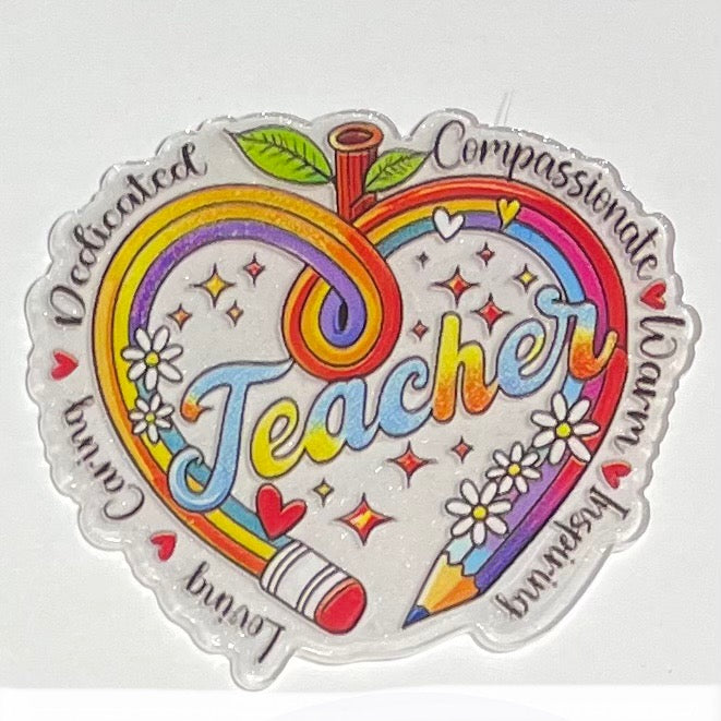 TEACHER ACRYLIC DESIGNS - 6 options