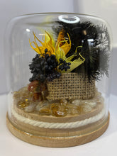 Load image into Gallery viewer, CITRINE &amp; JASPER - CRYSTAL - FLORAL TERRARIUM MEDIUM SIZE
