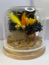 Load image into Gallery viewer, CITRINE &amp; JASPER - CRYSTAL - FLORAL TERRARIUM MEDIUM SIZE
