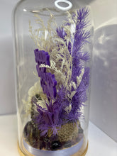 Load image into Gallery viewer, AMETHYST CRYSTAL MOTHERS DAY CRYSTAL FLORAL TERRARIUM LARGE SIZE

