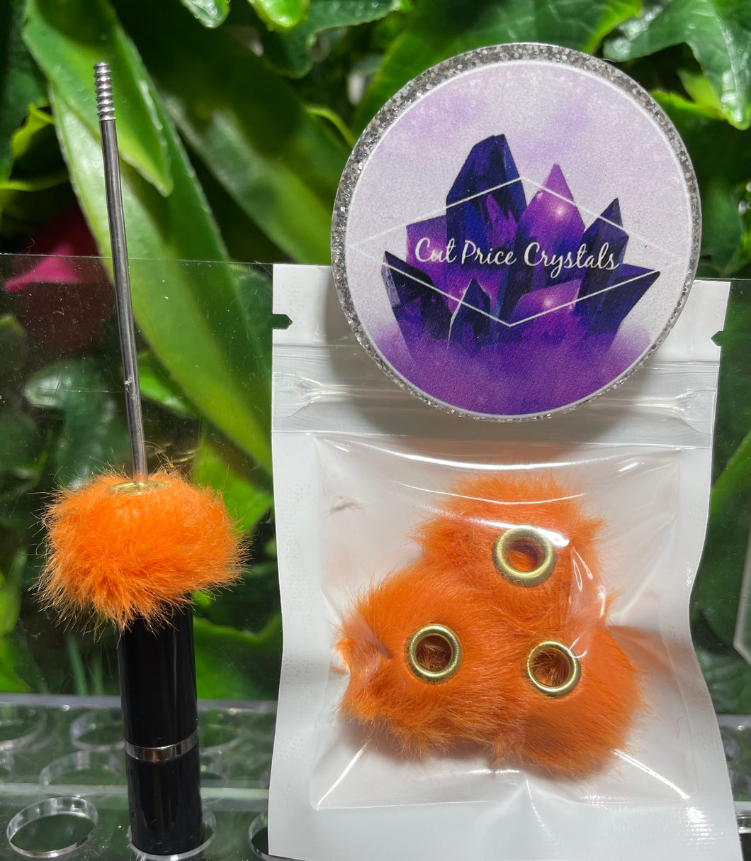 26 COLOUR VARIATIONS FLUFFY BEADS FOR DIY BEADABLE PRODUCTS - 3pcs