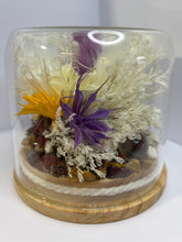 Load image into Gallery viewer, MOOKAITE CRYSTAL - FLORAL TERRARIUM MEDIUM SIZE
