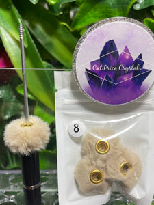 26 COLOUR VARIATIONS FLUFFY BEADS FOR DIY BEADABLE PRODUCTS - 3pcs