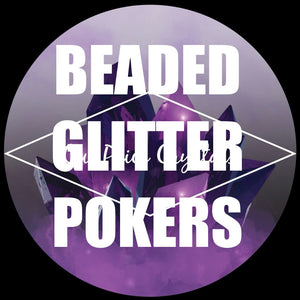 PRE MADE & READY TO SHIP BEADED POKER THINGY