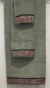 3pc BATH TOWEL SETS 5 designs available