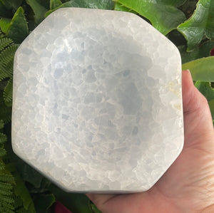 BLUE CALCITE BOWL