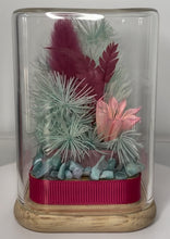 Load image into Gallery viewer, AMAZONITE CRYSTAL - FLORAL TERRARIUM MINI SIZE

