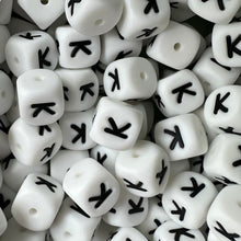 Load image into Gallery viewer, ALPHABET SILICONE BEADS
