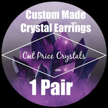 Load image into Gallery viewer, 1pair CRYSTAL EARRINGS - Choose beads on TikTok LIVE

