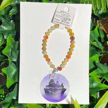 Load image into Gallery viewer, Grapefruit Agate Natural Crystal Wristlet
