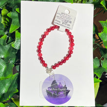 Load image into Gallery viewer, Red Chalcedony (Colour Enhanced) Natural Crystal Wristlet
