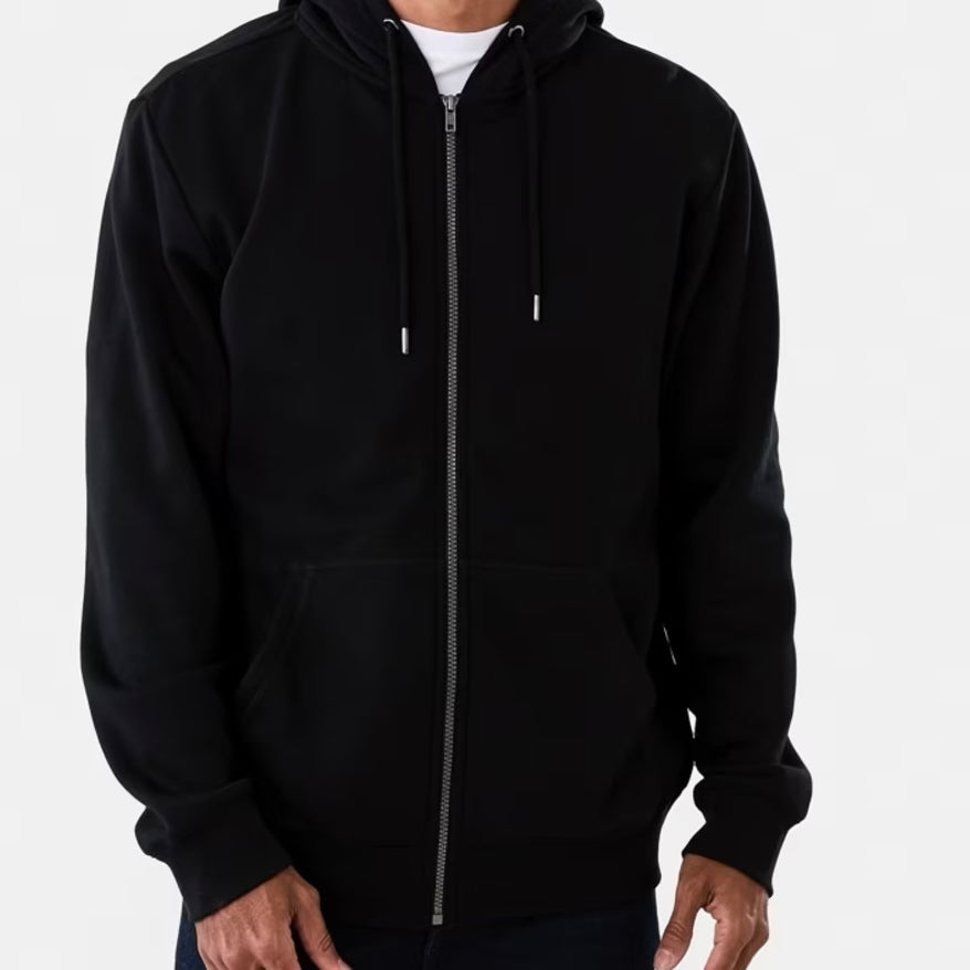 UNISEX ZIP FRONT HOODIE  - DTF PRINT ADD ON