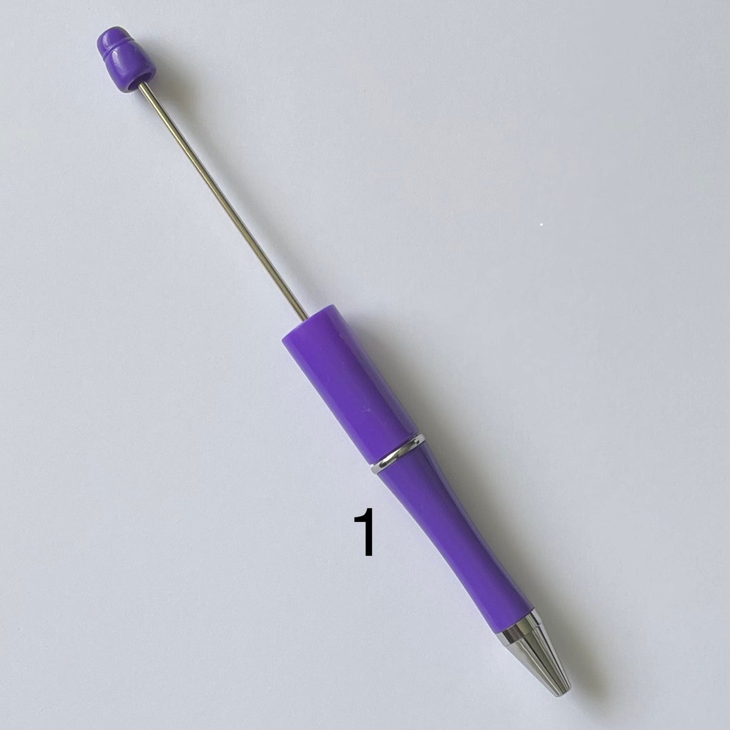 1pc BEADABLE PEN BLANK - ALL COLOUR TONES for