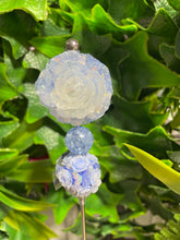 Load image into Gallery viewer, Baby Blue Luminous Resin Flower Glitter Poker
