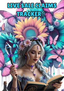 LIVE SALE CLAIMS TRACKER©️A5 NOTEBOOK Spiral Bound 20 pages