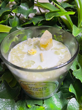 Load image into Gallery viewer, Citrine Crystal - Lime Coconut Scented Candle
