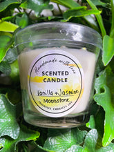 Load image into Gallery viewer, Moonstone Crystal - Vanilla Jasmine Scented Candle
