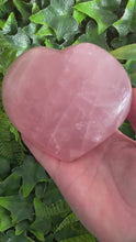 Load and play video in Gallery viewer, ROSE QUARTZ HEART CARVING
