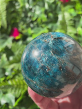 Load and play video in Gallery viewer, BLUE APATITE SPHERE
