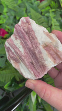 Load and play video in Gallery viewer, PINK TOURMALINE RAW STONE
