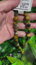 Load and play video in Gallery viewer, Tigers Eye Natural Crystal Wristlet
