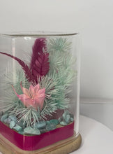 Load and play video in Gallery viewer, AMAZONITE CRYSTAL - FLORAL TERRARIUM MINI SIZE
