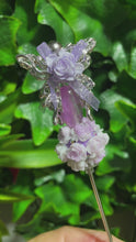 Load and play video in Gallery viewer, Butterfly Purple Rose Glitter Poker
