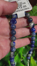 Load and play video in Gallery viewer, Sodalite Natural Crystal Wristlet
