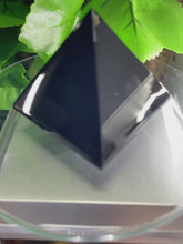 Load and play video in Gallery viewer, PYRAMID CARVING OBSIDIAN
