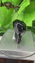 Load and play video in Gallery viewer, HAND CARVED SNAIL - BLACK OBSIDIAN
