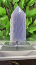 Load and play video in Gallery viewer, BLUE LACE AGATE OBLESIK
