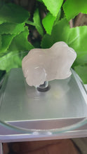 Load and play video in Gallery viewer, FROG CARVING ROSE QUARTZ
